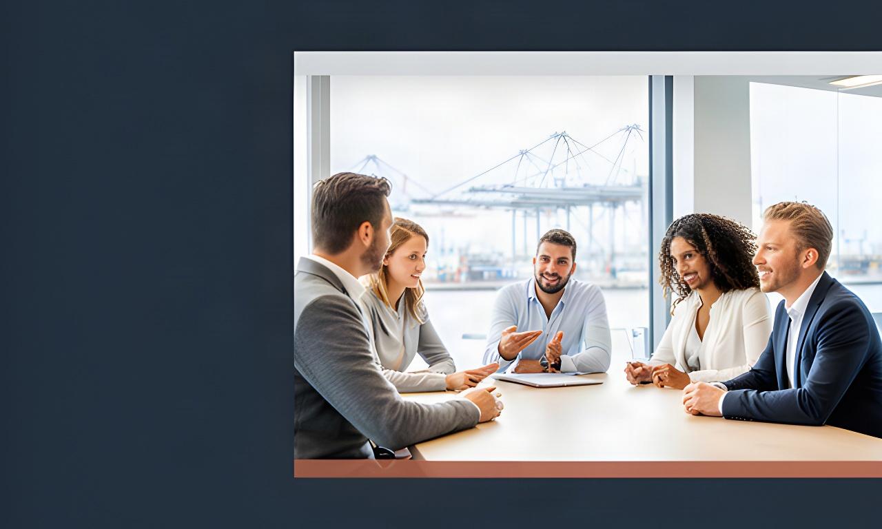 Recruitmentteam bespreekt technische vacatures in een lichte ruimte nabij de haven van Den Helder